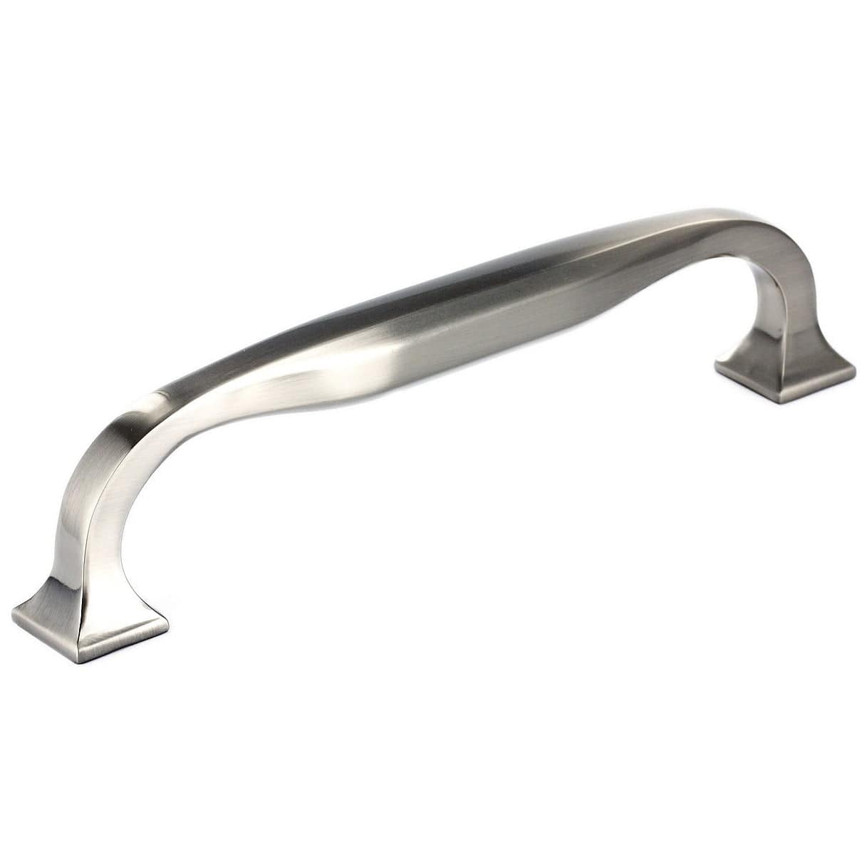 Transitional Pull, 5-1/16" Center-to-Center, Brushed Nickel alt 0