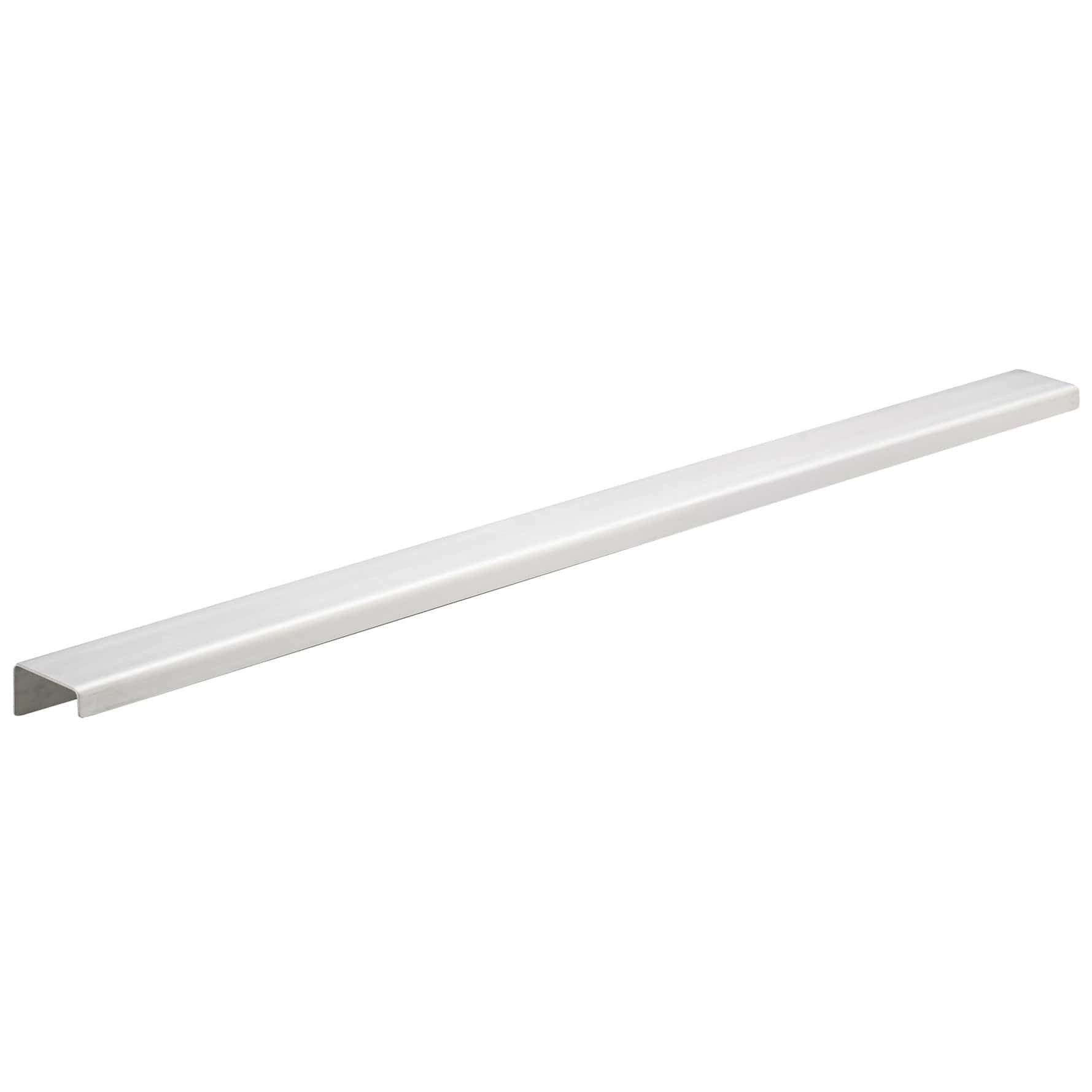 Contemporary Edge Pull, 20" Center-to-Center, Stainless Steel alt 0