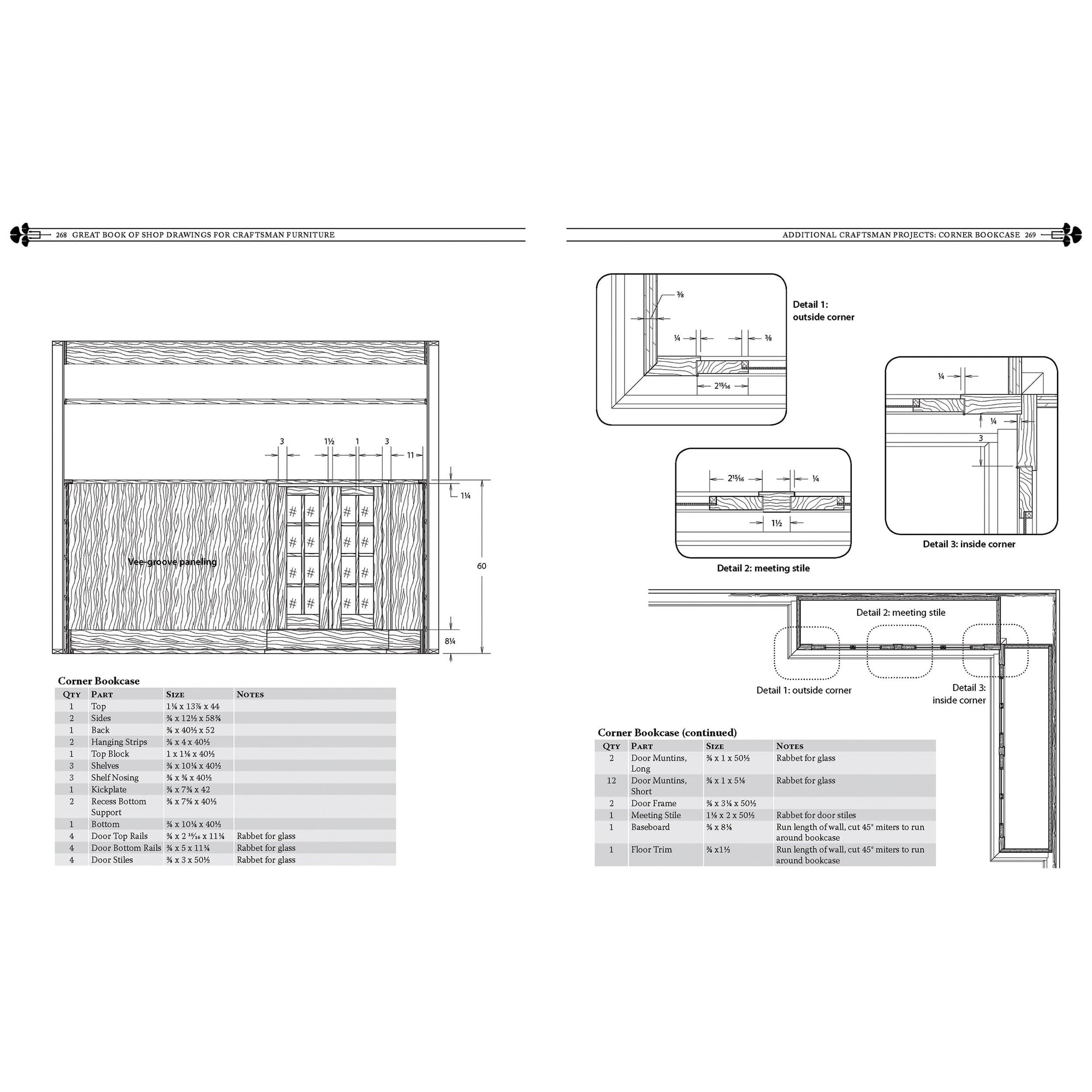 Great Book of Shop Drawings for Craftsman Furniture, Rev & Exp 2nd Edition alt 0