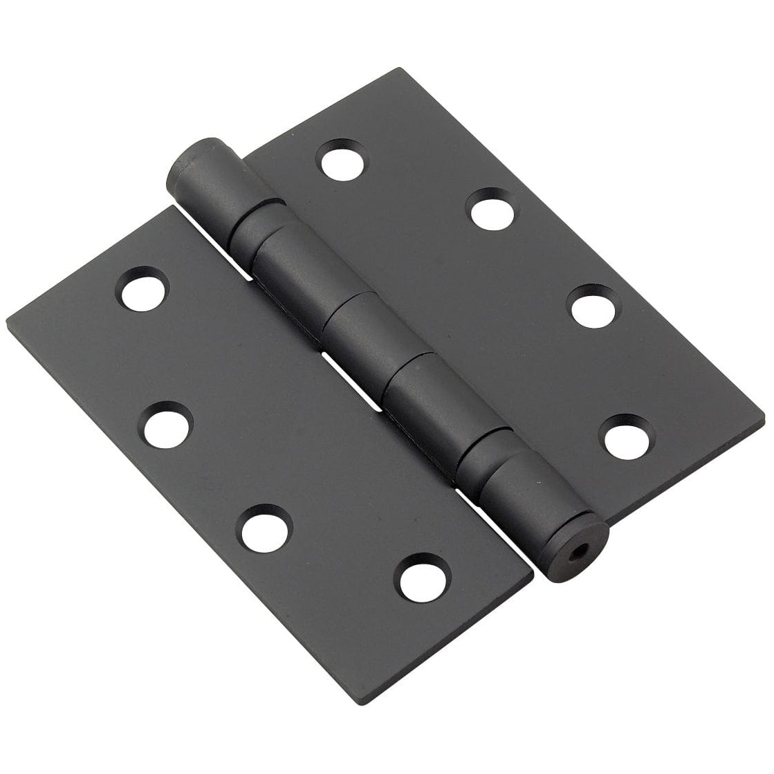 4-1/2" (114 mm) Full Mortise Ball Bearing Butt Hinge Black, 3 Pack alt 0