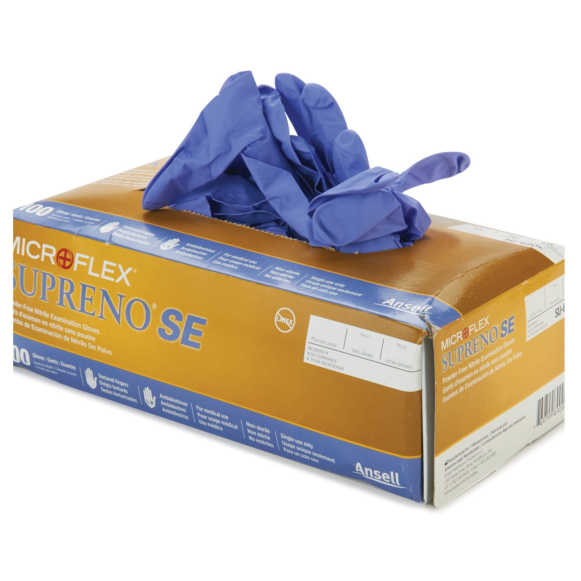 Nitrile Gloves - 5.5 Mil - Medium - 100 Pack alt 5