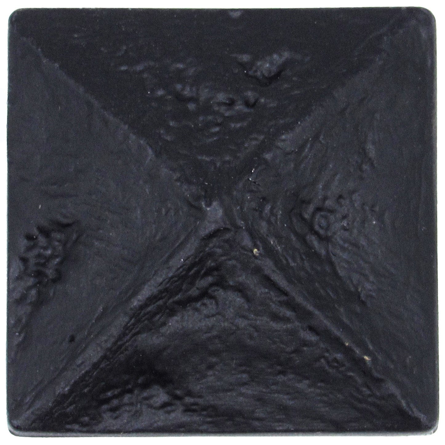 Rustic Pyramid Knob Matte Black alt 0