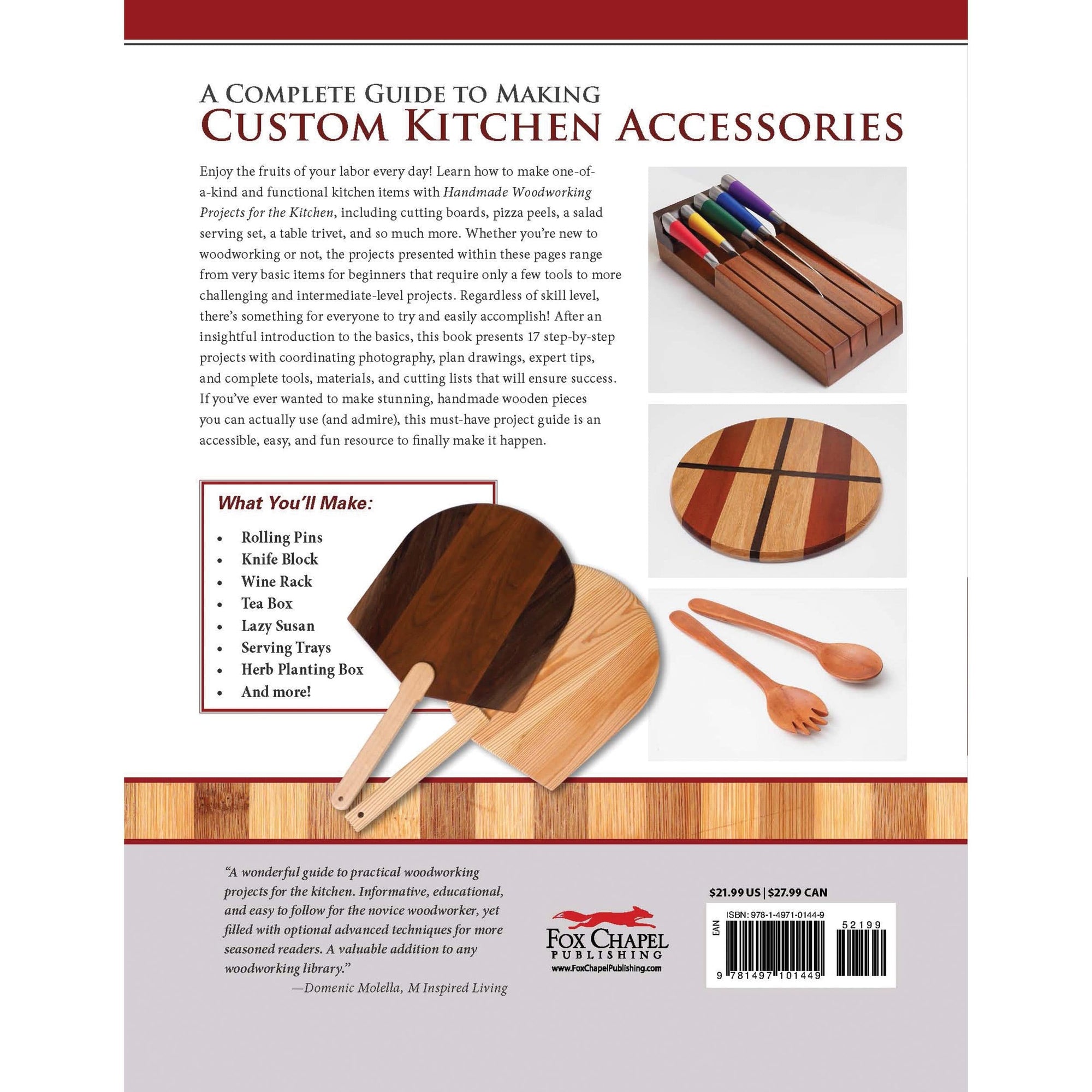 Handmade Woodworking Projects for the Kitchen alt 0