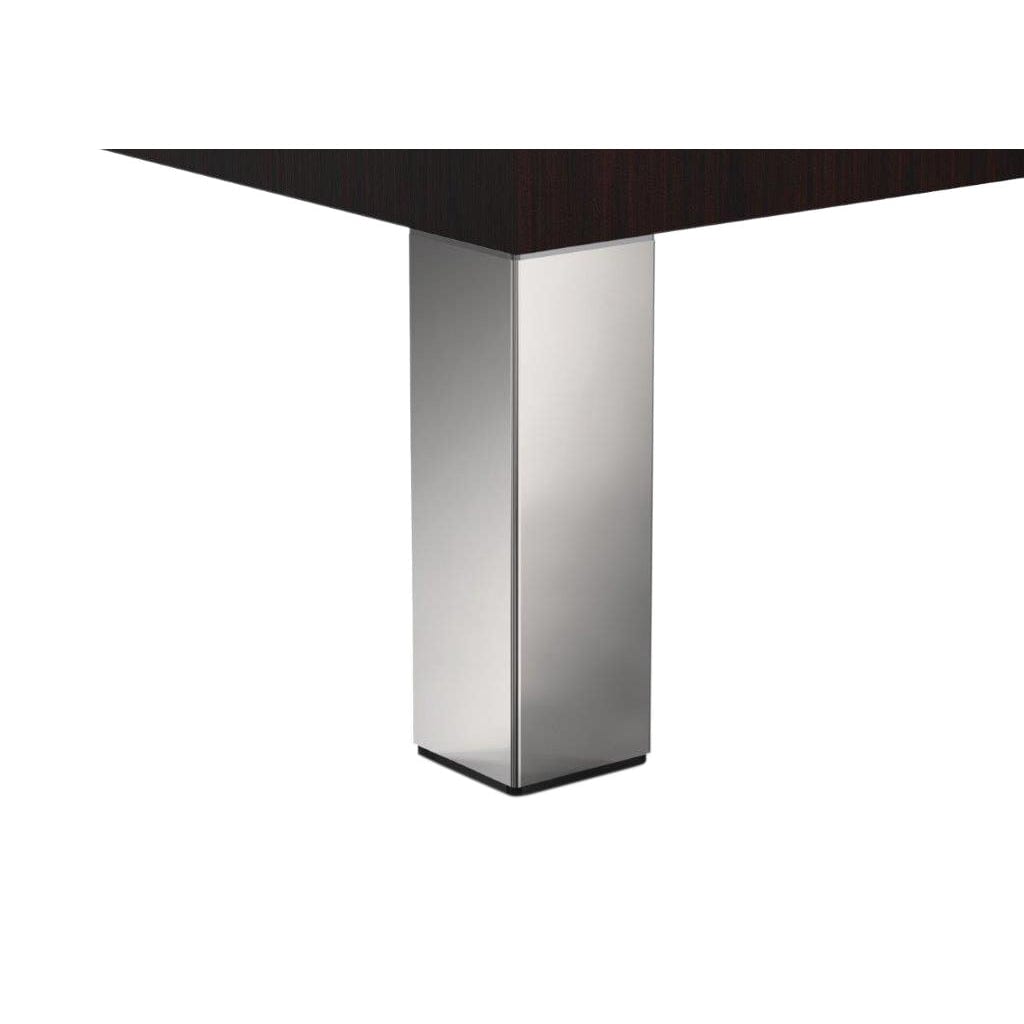 7-7/8" (200 mm) Adjustable Furniture Leg Chrome Pack of 4 alt 0