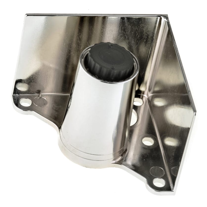 2-3/8" (60 mm) Adjustable Contemporary Furniture Leg Chrome alt 0