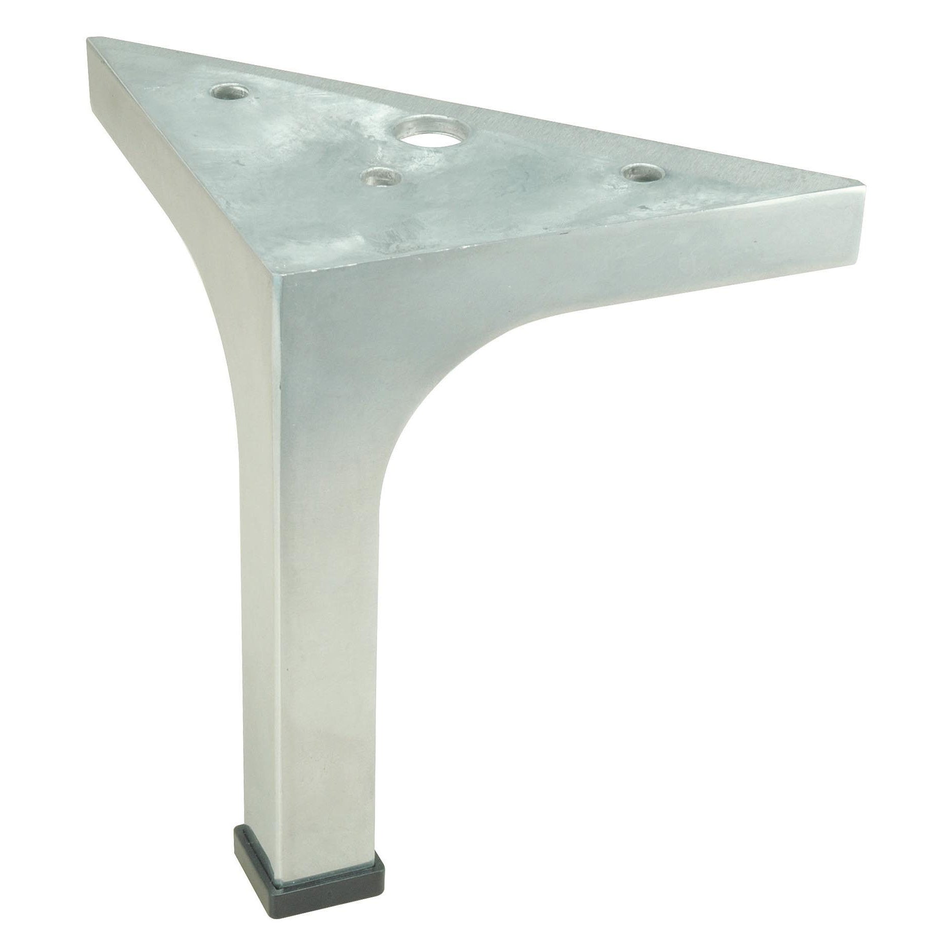 4-23/32" (120 mm) Contemporary Furniture Leg Aluminum alt 0