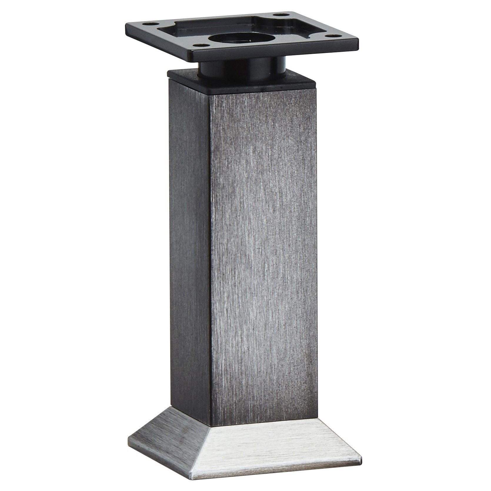 7-7/8" (200 mm) Vintage Adjustable Round Leg Rustic Iron alt 0