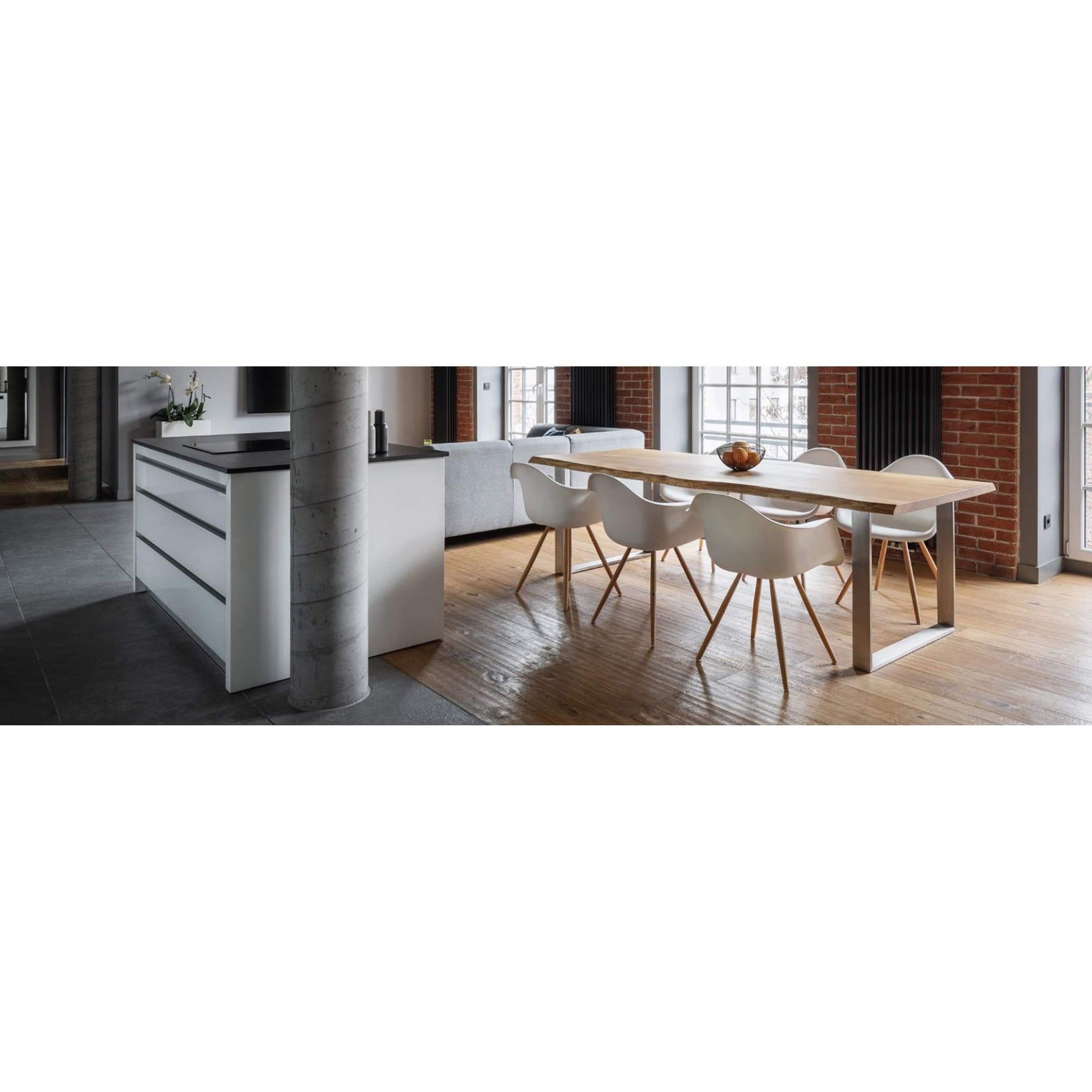 28" (710 mm) Adjustable Legs for Structural Table Matte Blac, 1 Pair alt 0