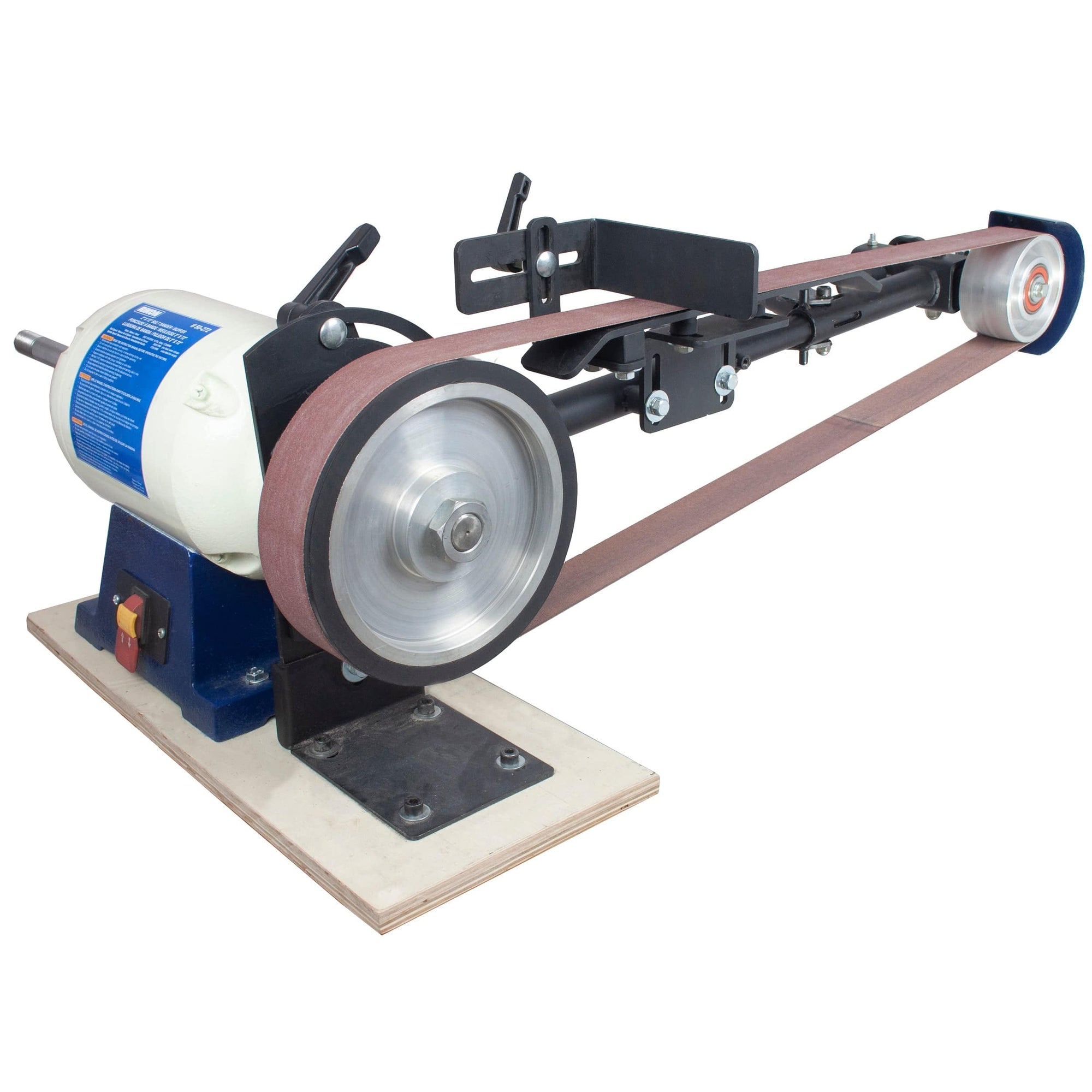 2" x 72" Belt Sander / Buffer - 1 HP with 1" x 8" Spindle alt 0
