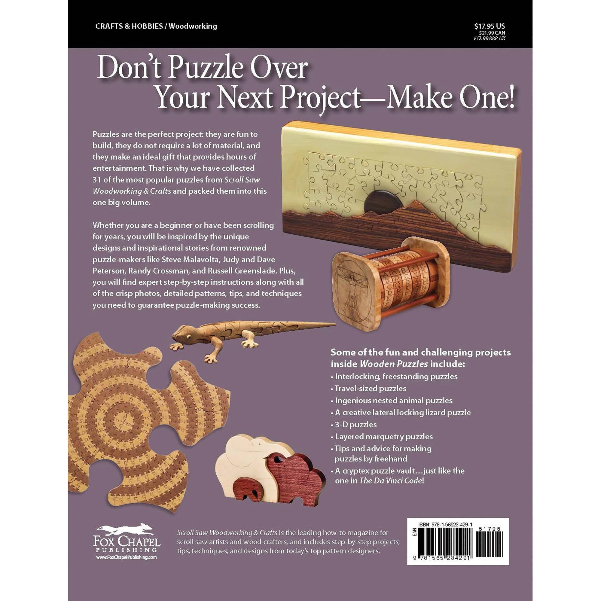 Wooden Puzzles - 31 Favorite Projects and Patterns alt 0