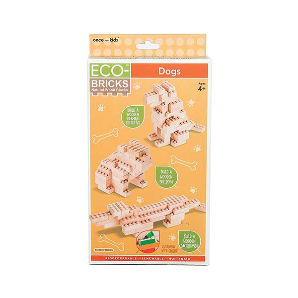 Wooden Bricks 3-in-1 Builds - Dog