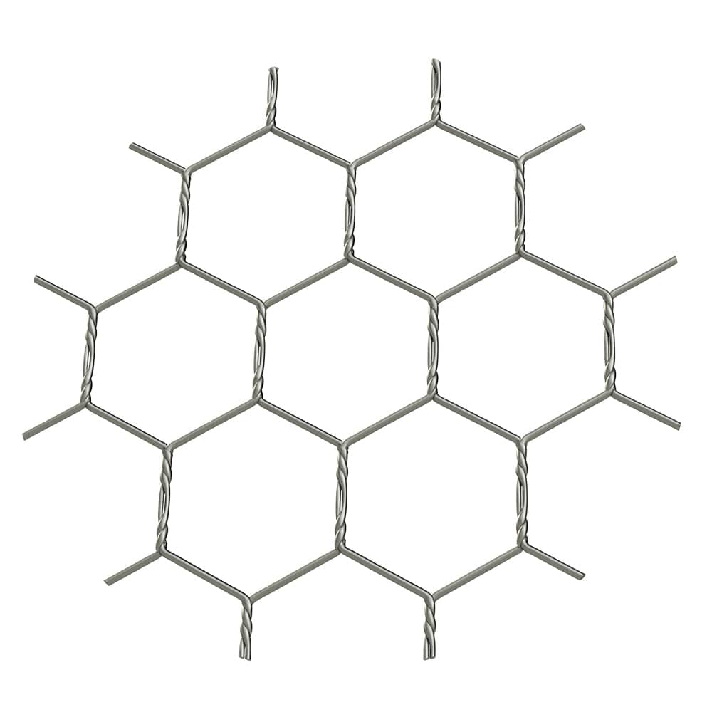 .5" Chicken Wire Decorative Grille - Antique Pewter, 34" W x 48" L Sheet alt 5