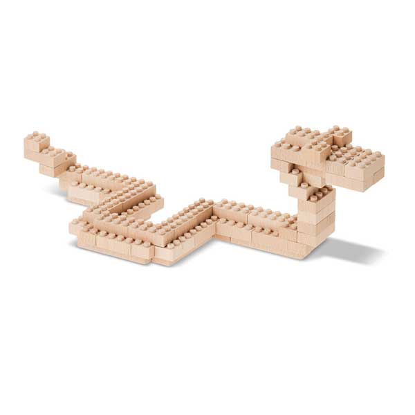 Wooden Bricks 3-in-1 Builds - Reptiles