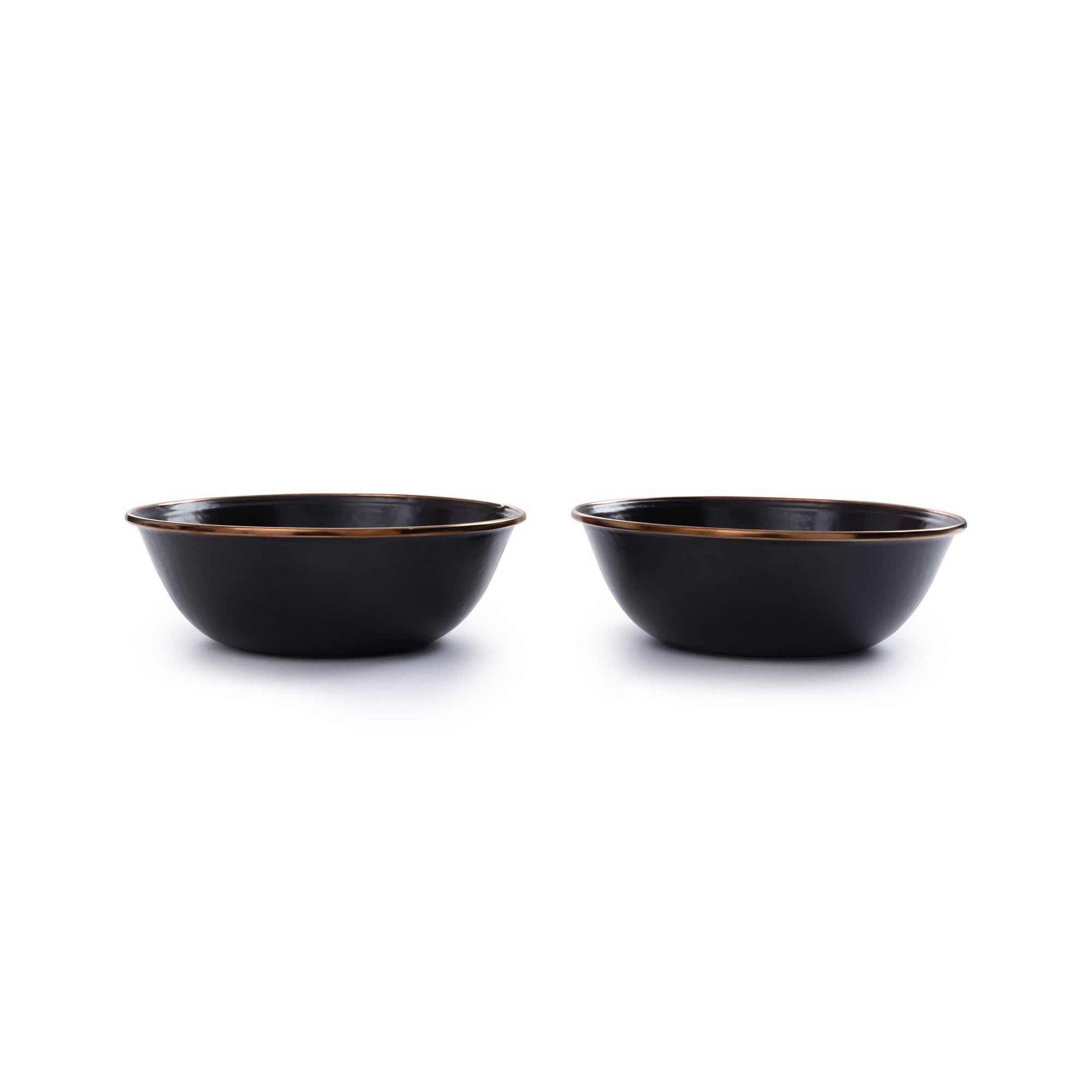 Enamel Bowl Set Charcoal Indoor/Outdoor alt 0