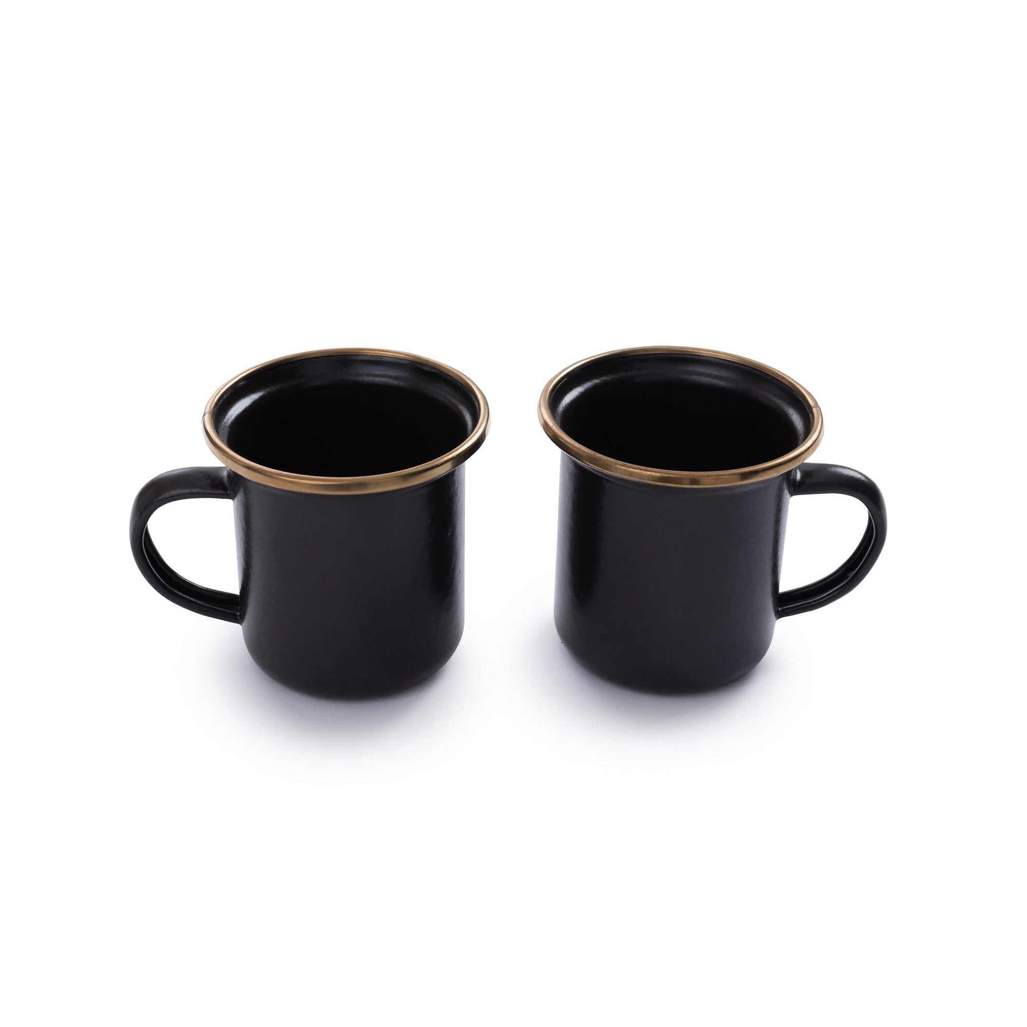 Enamel Espresso Cup Set Charcoal Indoor/Outdoor alt 0