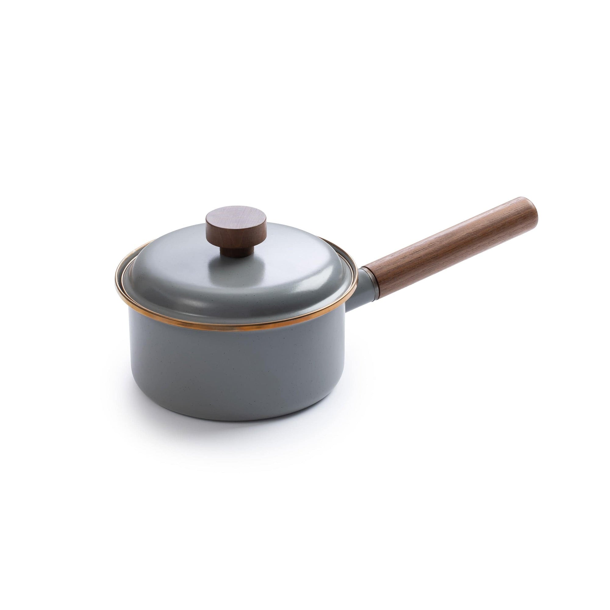 Enamel Saucepan Slate Gray Indoor/Outdoor alt 0