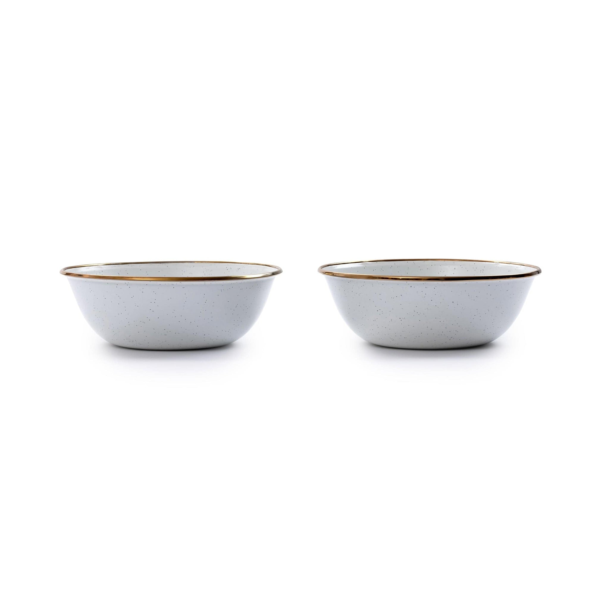 Enamel Bowl Set Eggshell Indoor/Outdoor alt 0