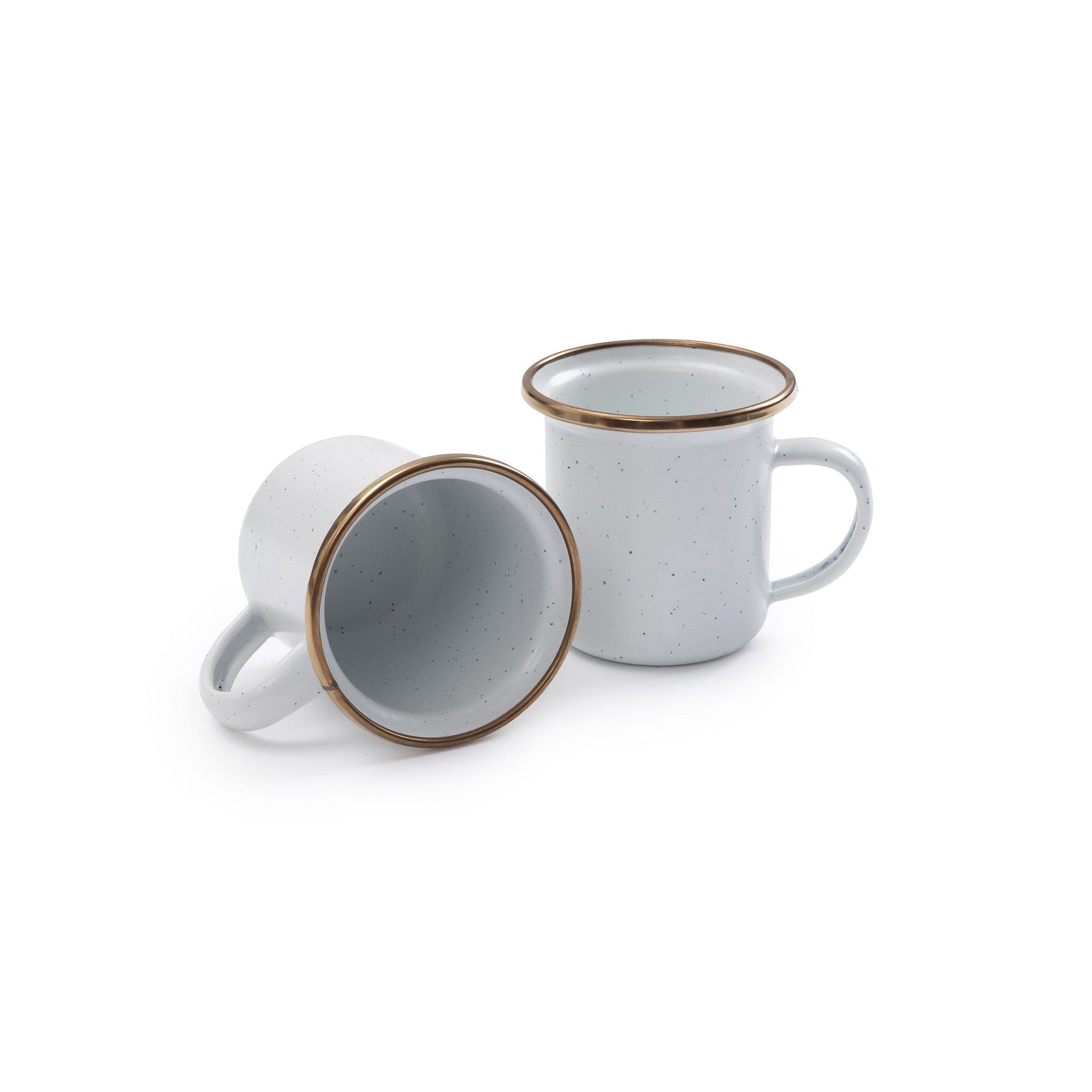 Enamel Espresso Cup Set Eggshell Indoor/Outdoor alt 0