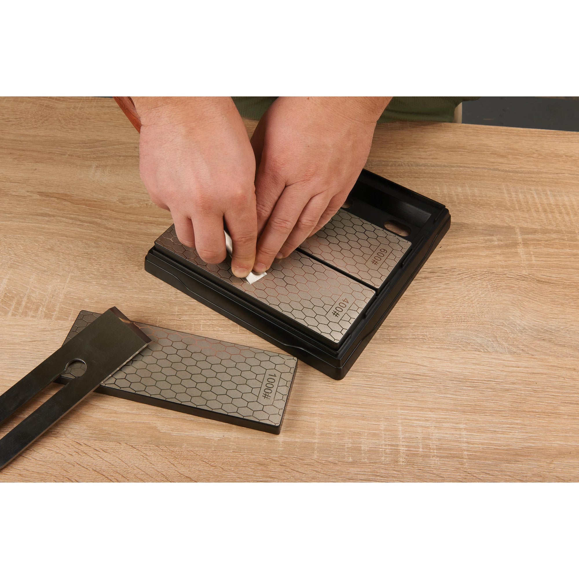 Diamond Stone Set - 400 600 and 1000 Grit alt 0