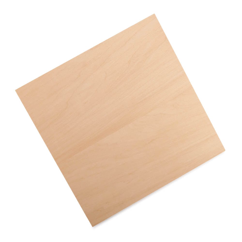 1/8" Engravable Basswood Plywood Sheets - 12" x 12" - 6 Piece