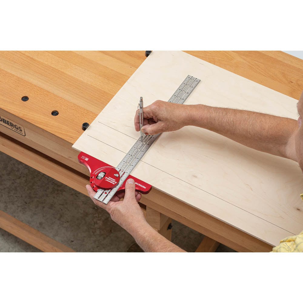 in-DEXABLE Protractor with Rack-It