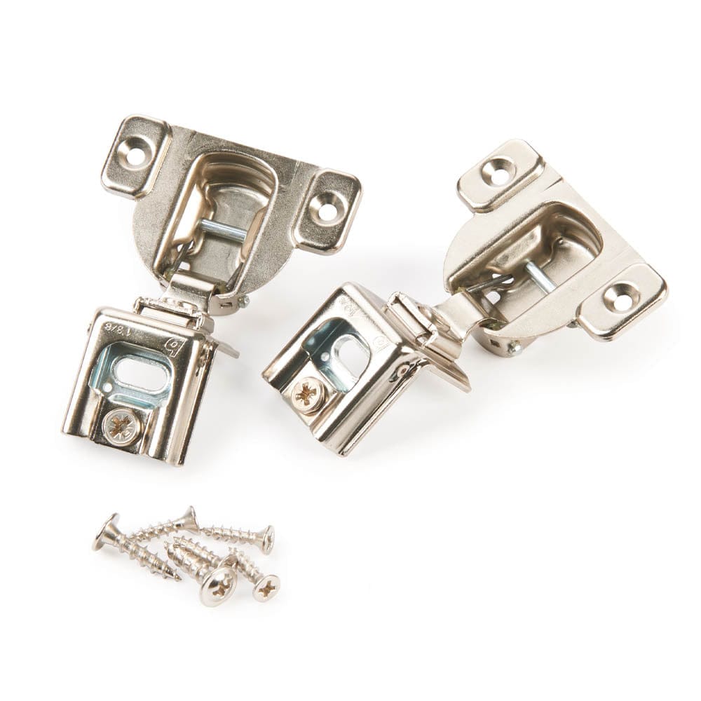 Compact Face Frame Hinge - 1-3/8" Overlay - 110 Degree - 1 Pair