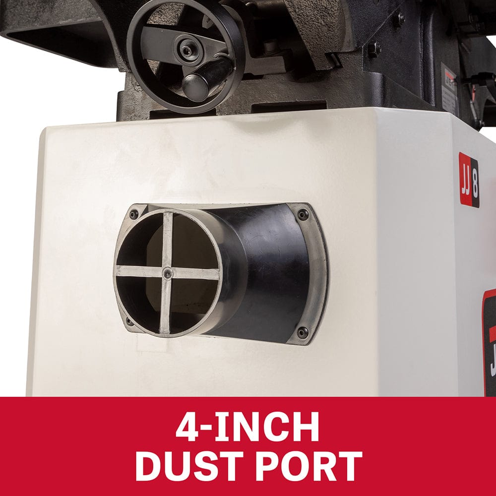 Jet Black 8" Helical Head Jointer 2HP, 1PH, 230V (JWJ-8HH-BLK)