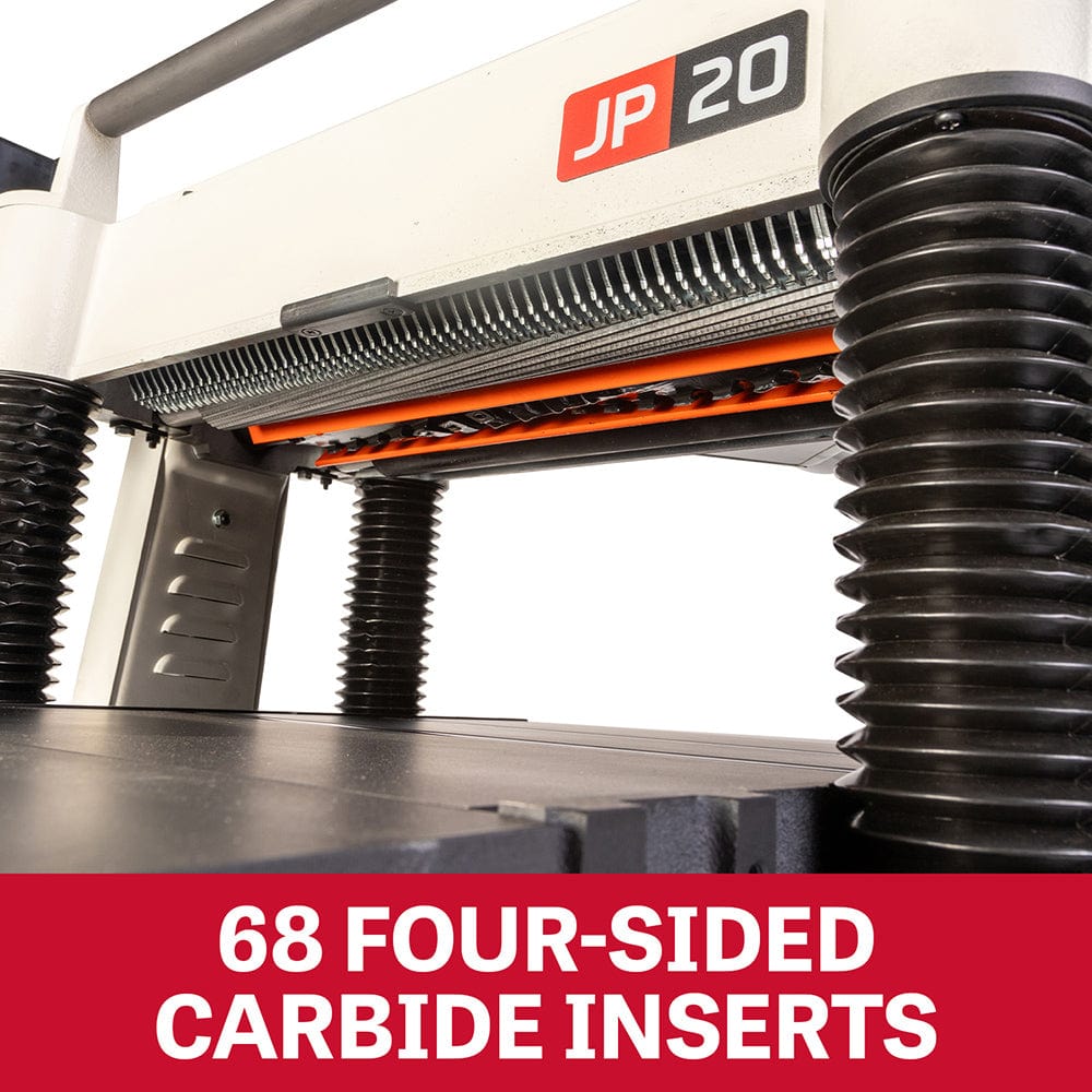 Jet Black 20" Helical Head Planer, 5HP, 1PH (JWP-208HH)