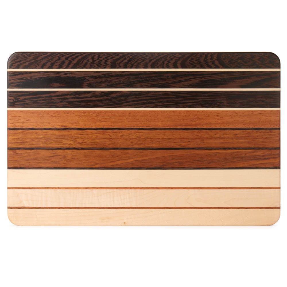 Metropolitan Cutting Board Kit - 3/4" x 10" x 16" - Jatoba, Maple, and Wenge