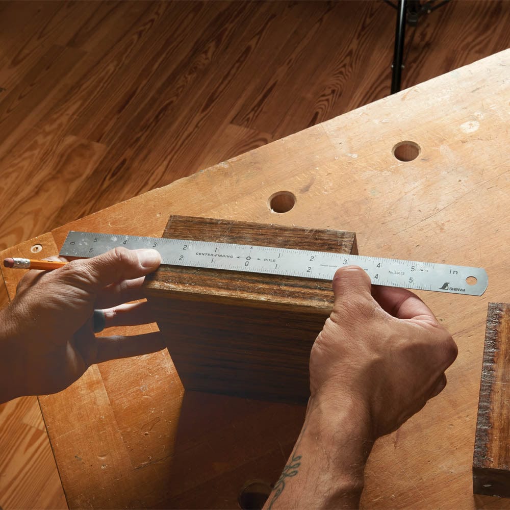 Center Finding Rule - Stainless Steel - 12"