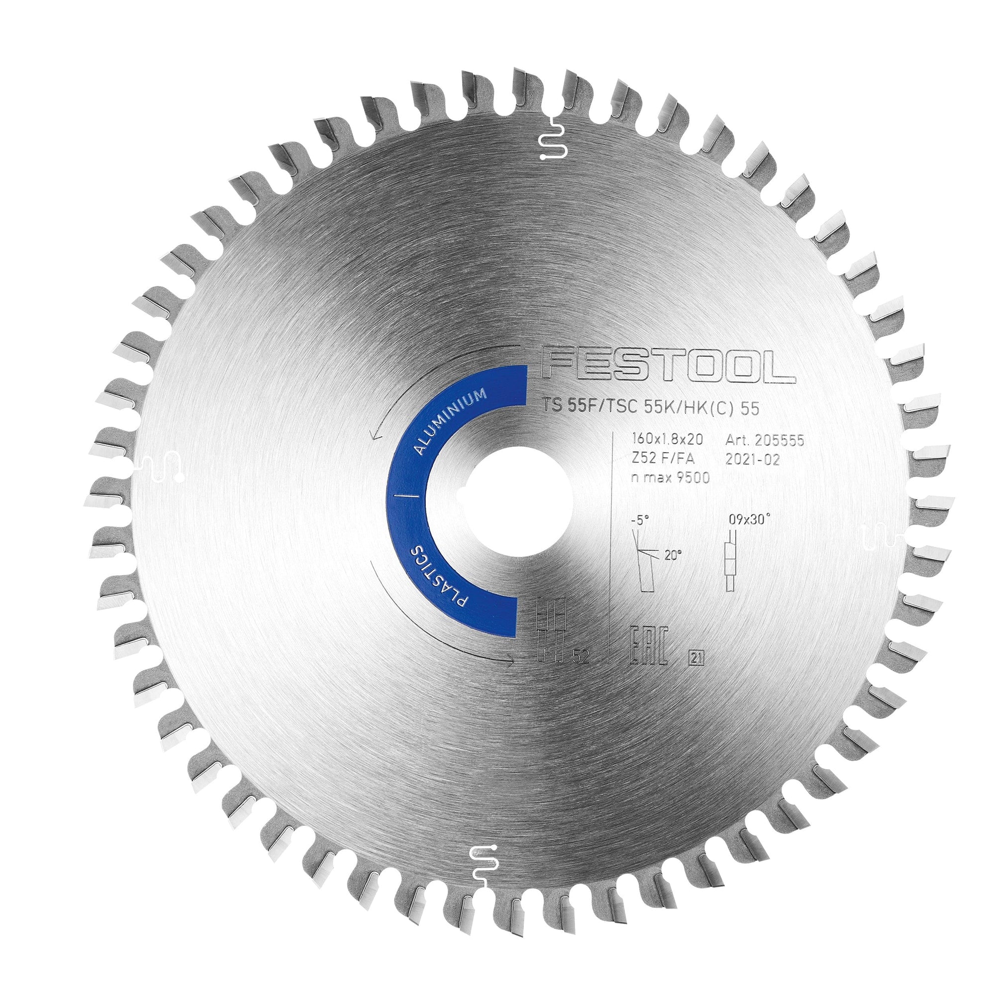 Aluminum Saw Blade for TS 55 F, TSC 55 K, HK 55 and HKC 55 alt 0
