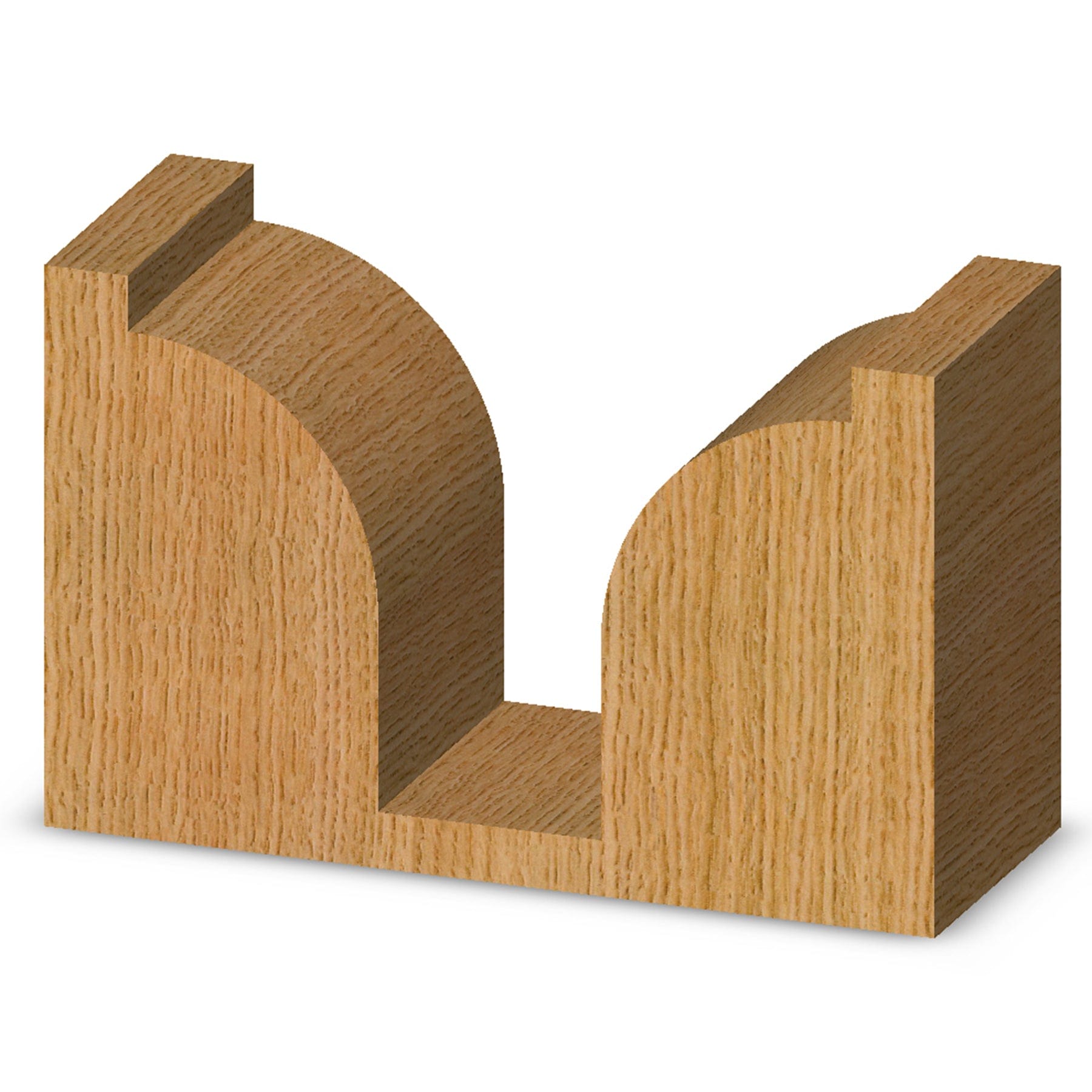 Plunge Roundover Bit w/Plunge Point 9/16" R 1-5/8" LD 1/2" SD 1/2" SH 2-3/4" OL 2 FL alt 0