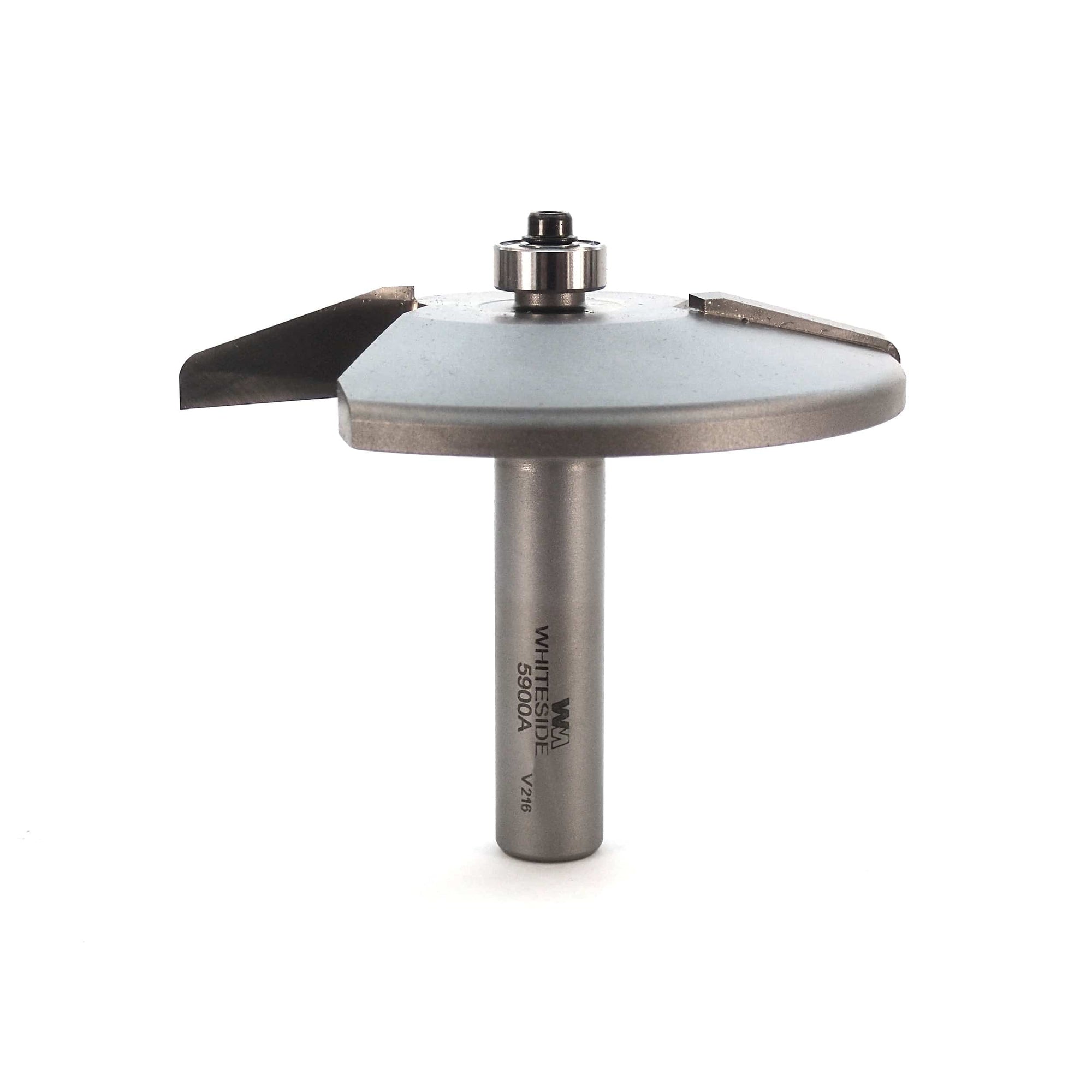 5900A 2-Wing Large Raised Panel Router Bit 3-1/4" D, Straight with Radius alt 0