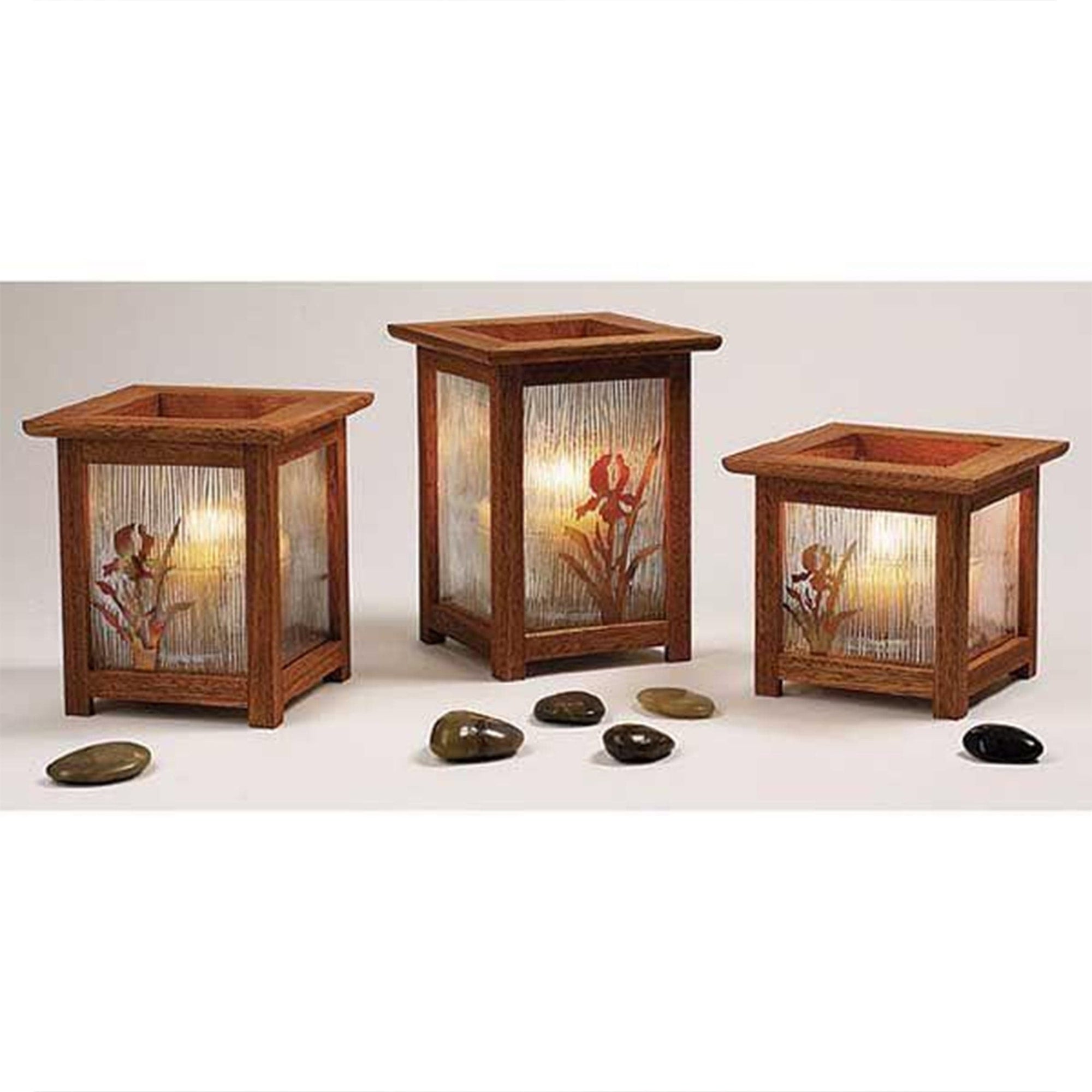 Downloadable Woodworking Project Plan to Build Arts and Crafts Candle Lanterns alt 0