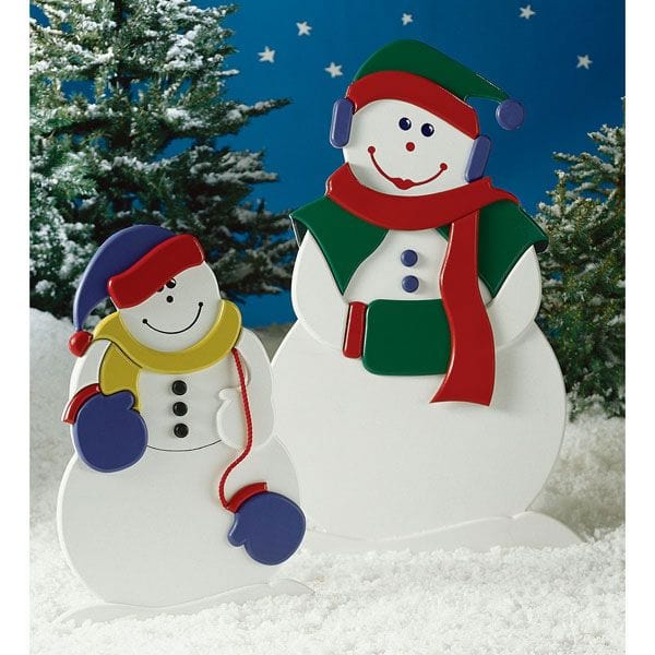 Woodworking Project Paper Plan to Build Mrs. Snow and Little Snowflake alt 0