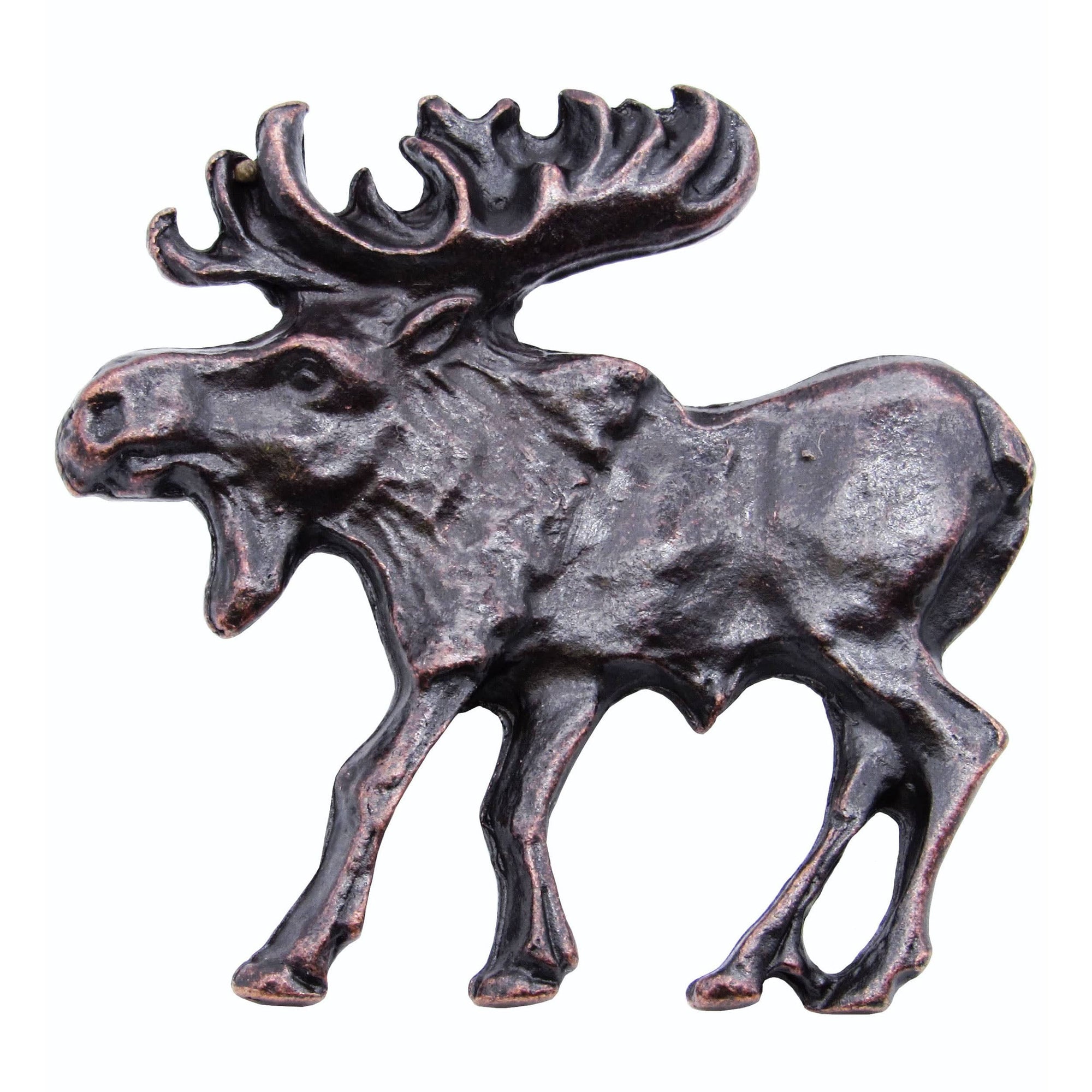 Walking Moose Pull, Left, Oil Rubbed Bronze, Model 002ORB alt 0