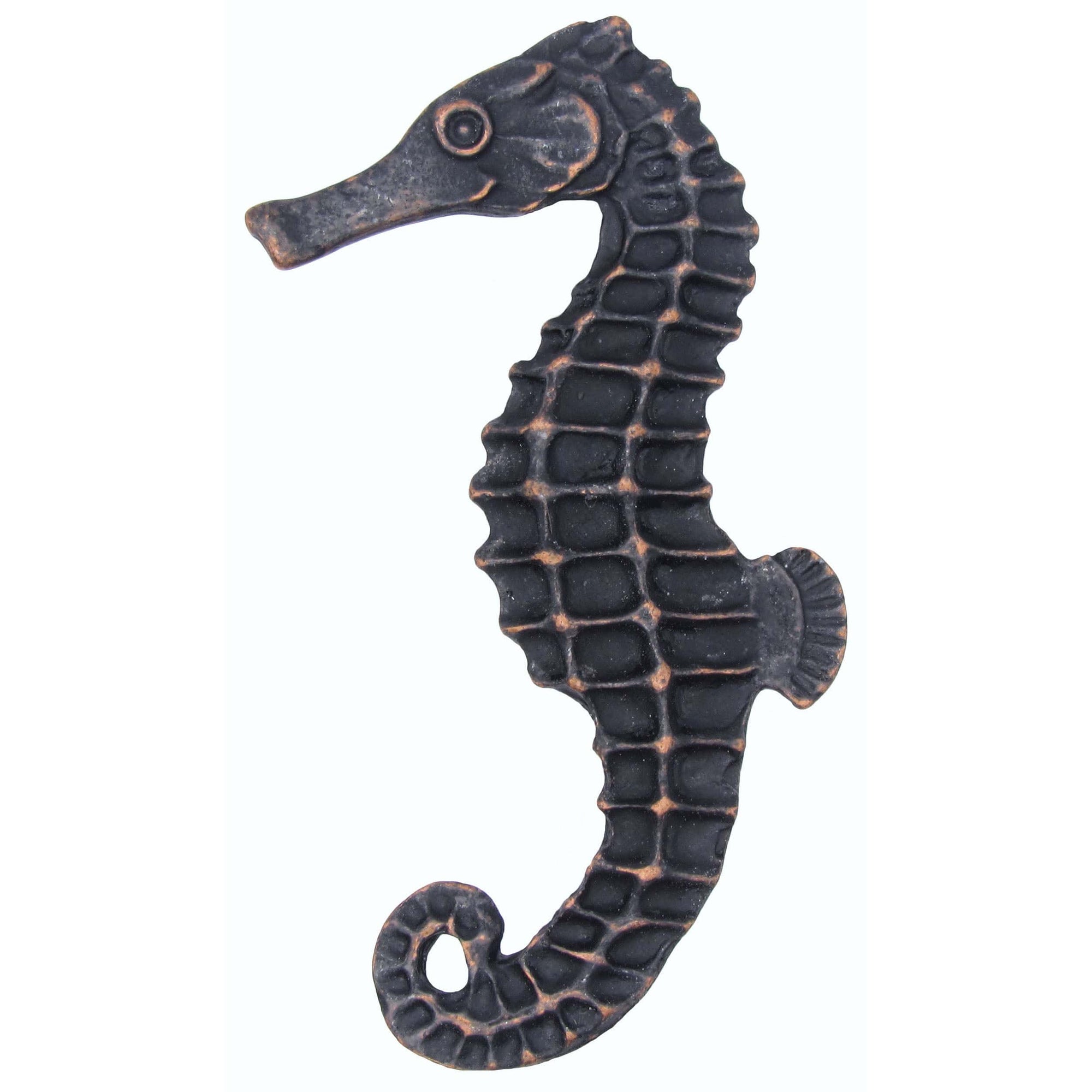 Large Seahorse Knob, Left, Oil Rubbed Bronze, Model 235ORB alt 0