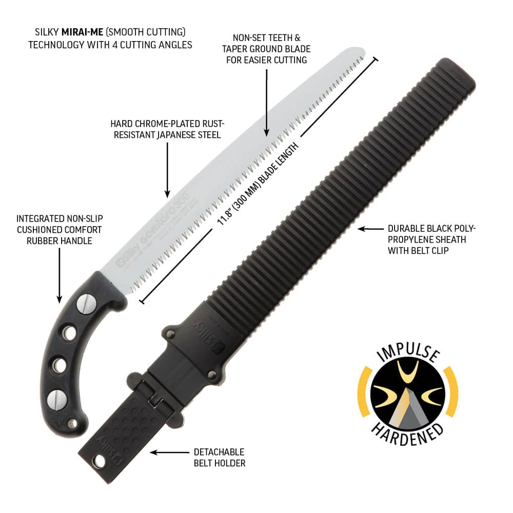 GOMTARO Pro-Sentei 300mm, Dual Teeth