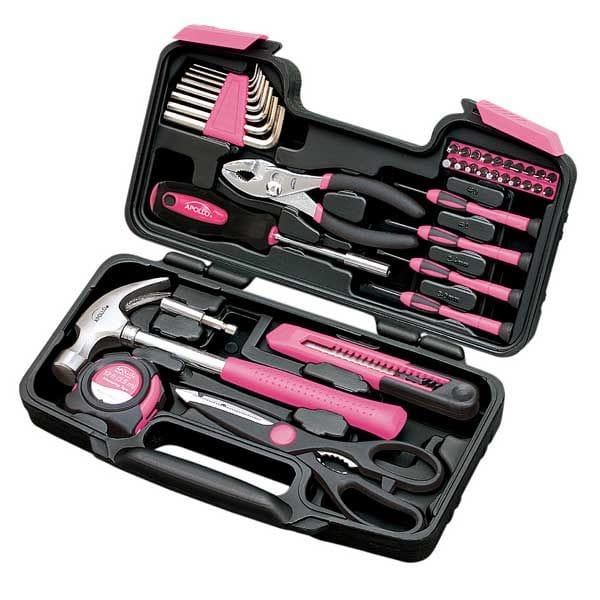 39 pc. General Tool Set, Pink, Model DT9706P alt 0