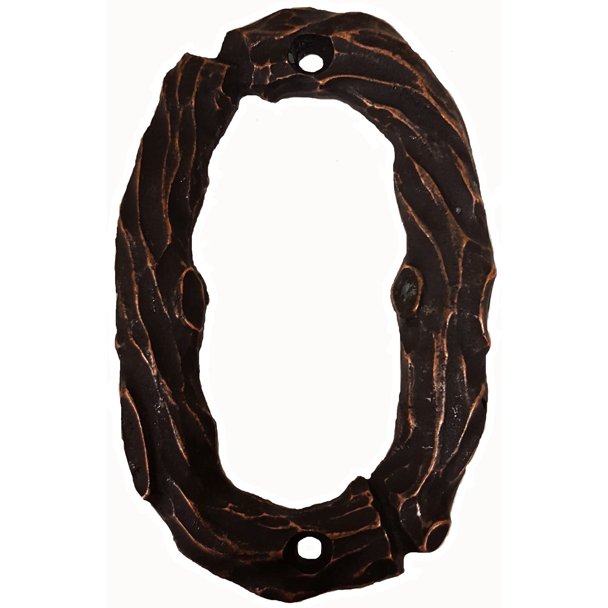 LHN0-ORB Log House Number Zero, Oil Rubbed Bronze, 1 piece alt 0