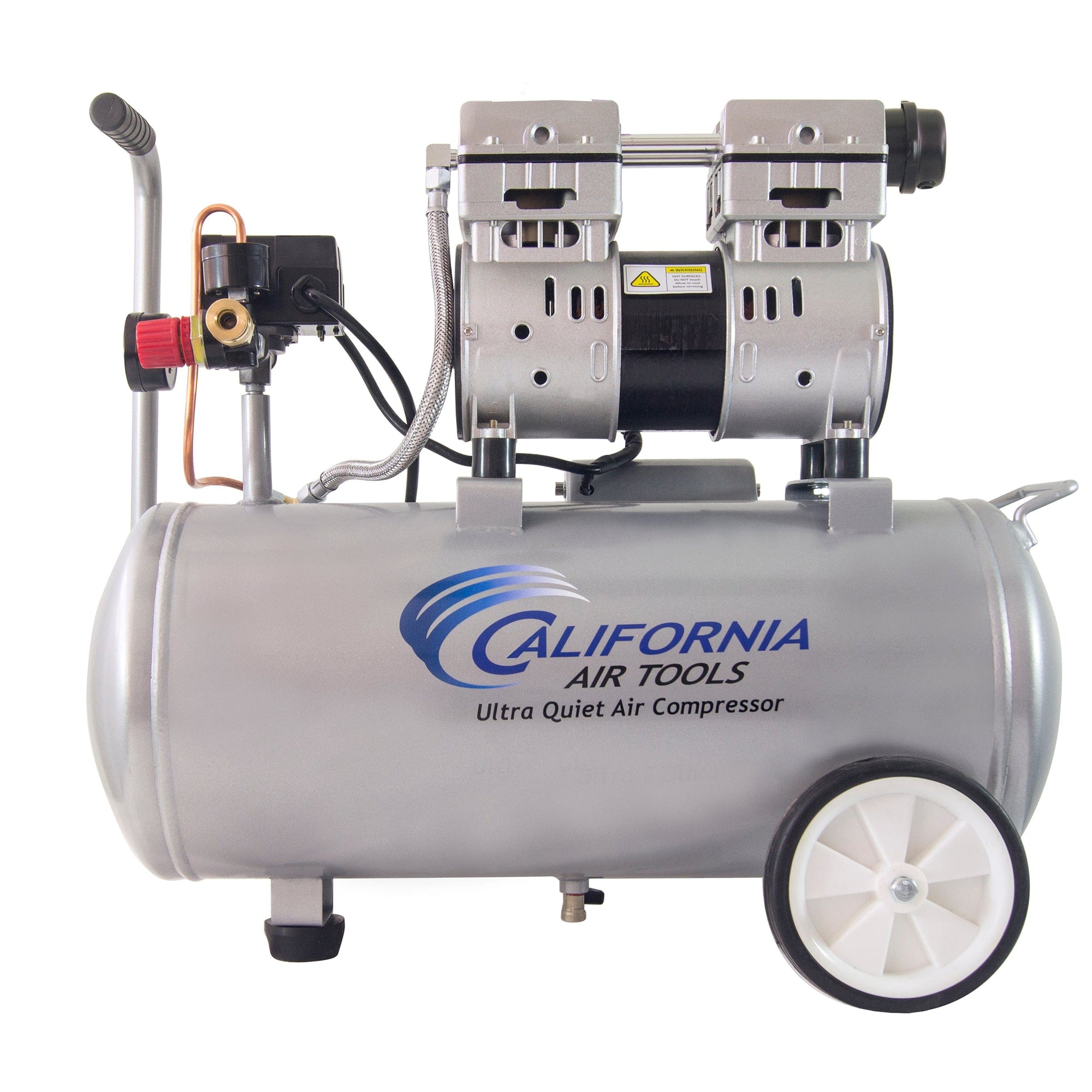 8010 Ultra Quiet and Oil-Free 1.0 HP, 8 Gal. Steel Tank Air Compressor alt 0