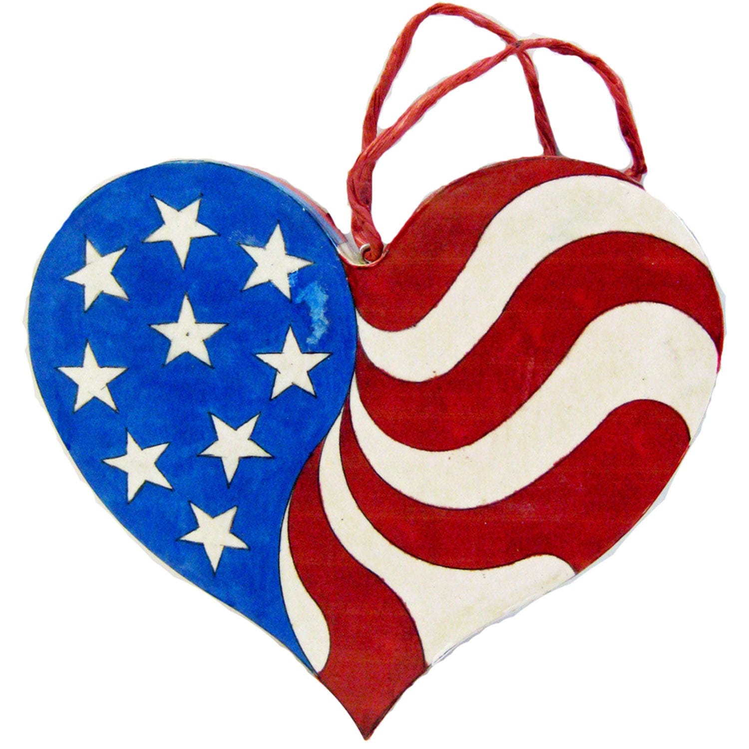 Patriotic Heart Woodworking Pattern and Picture alt 0