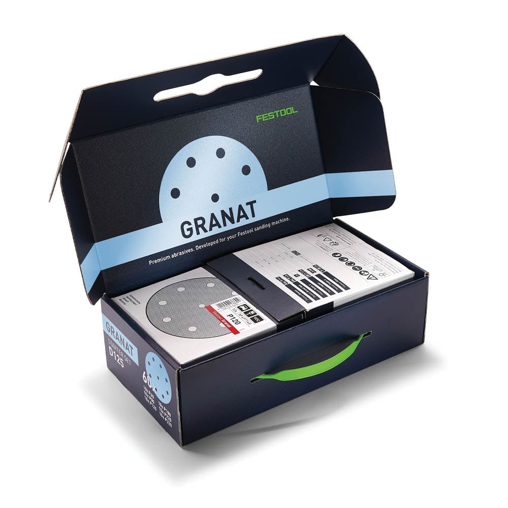 D125 Granat Sanding Starter Set