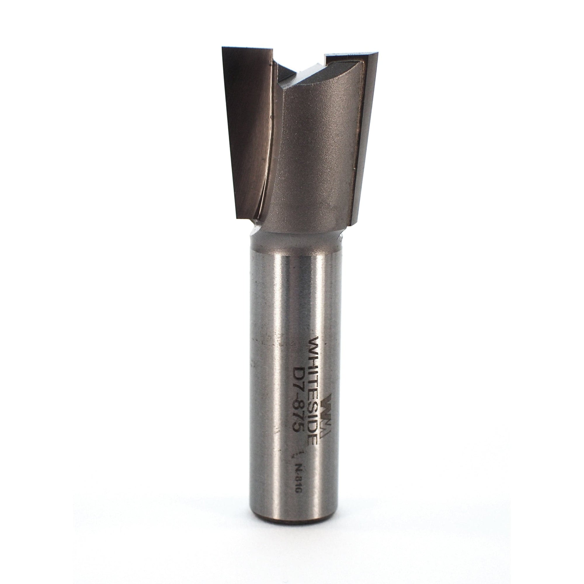 D7-875 Dovetail Router Bit 7 Degree 1/2" SH 7/8" D x 7/8" C x 2-1/2" OL alt 0