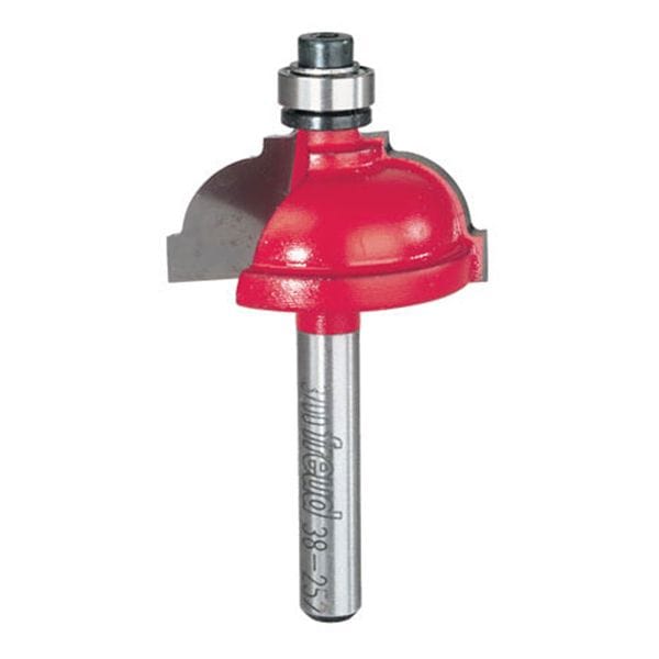 38-252 Classical Cove Router Bit 1/4" SH 1-1/4" D 19/32" CL 5/16" R alt 0