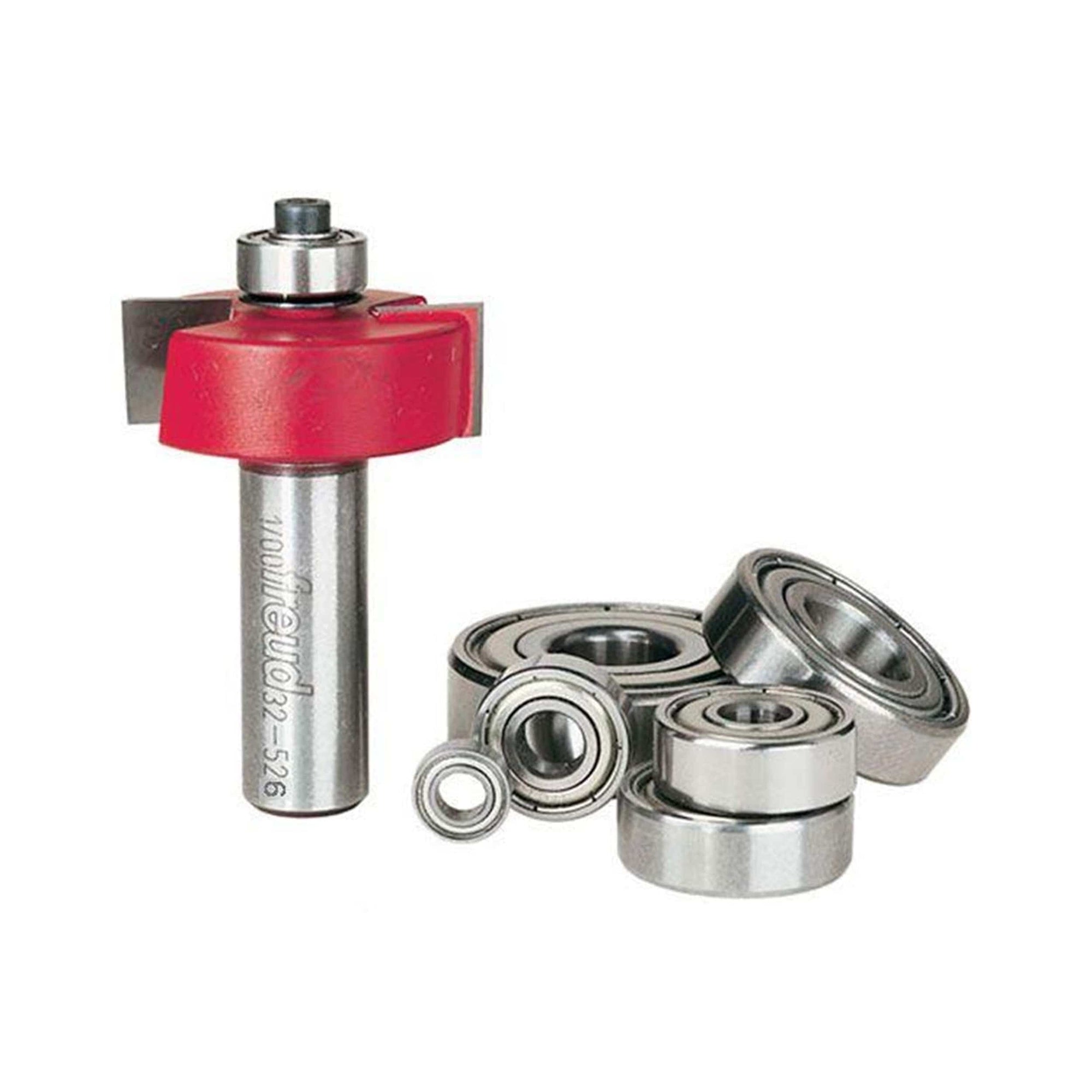 32-526 7 Piece Rabbeting Router Bit Set With Bearings 1/2" Shank alt 0