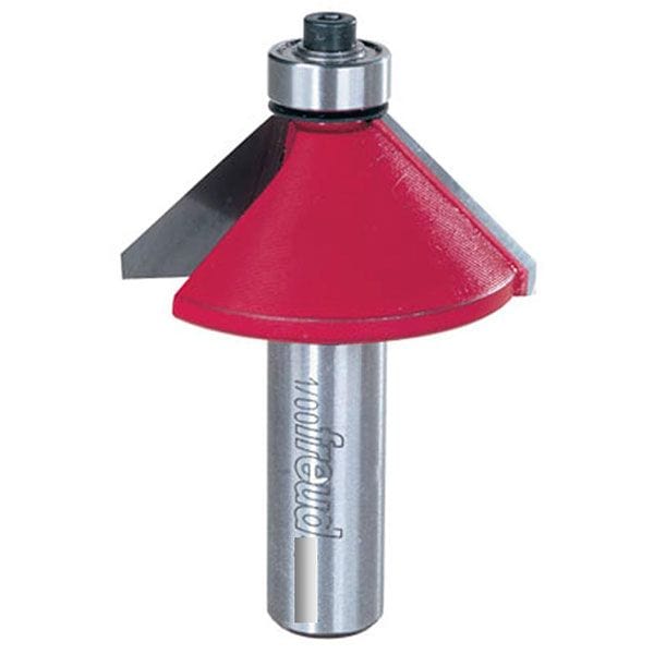 40-098 Chamfer Router Bit 15 Degree 1"CL 1/2"SH alt 0
