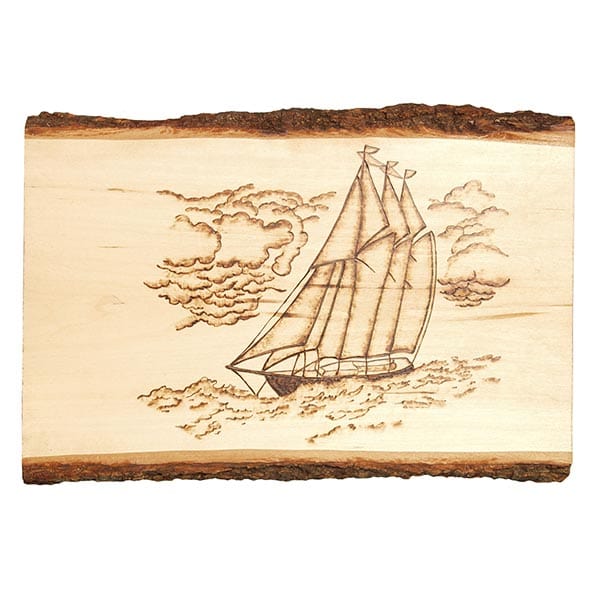 Basswood Country Planks for Wood Burning, Hot Stamping & Carving - Small alt 0