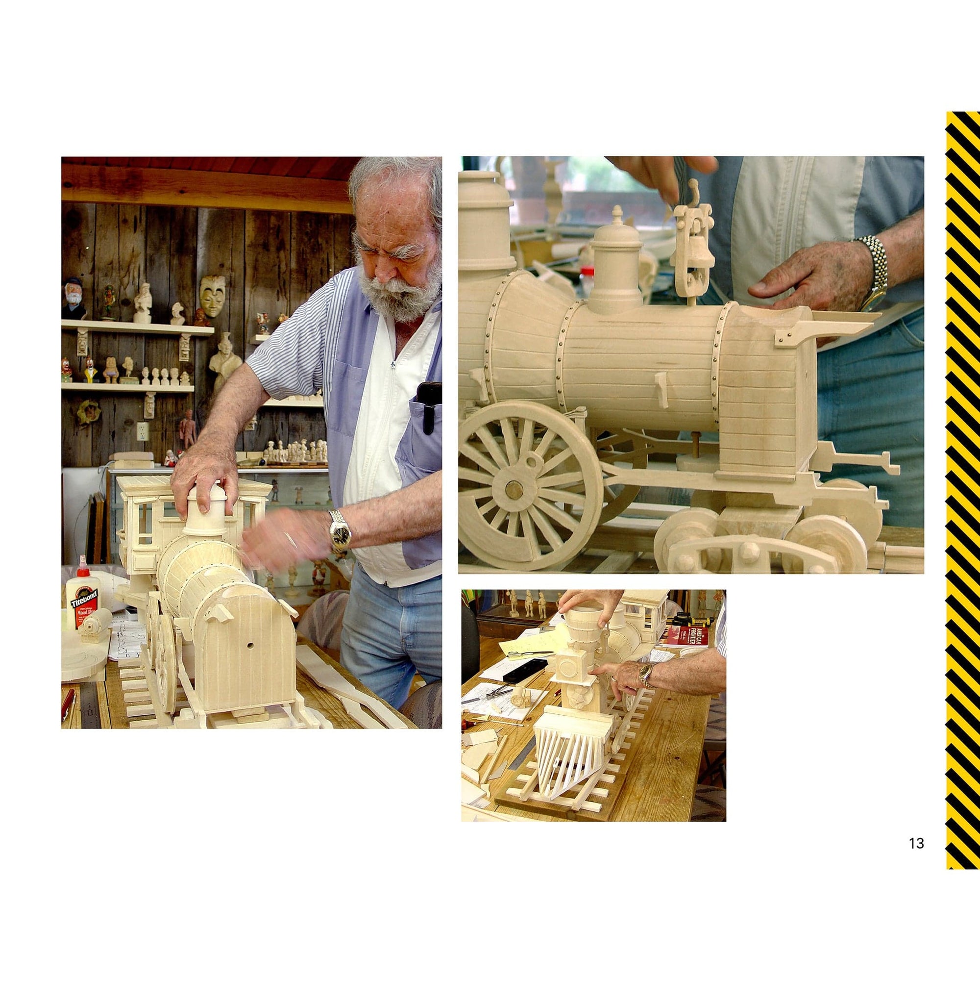 Carving an 1880s Western Train alt 0