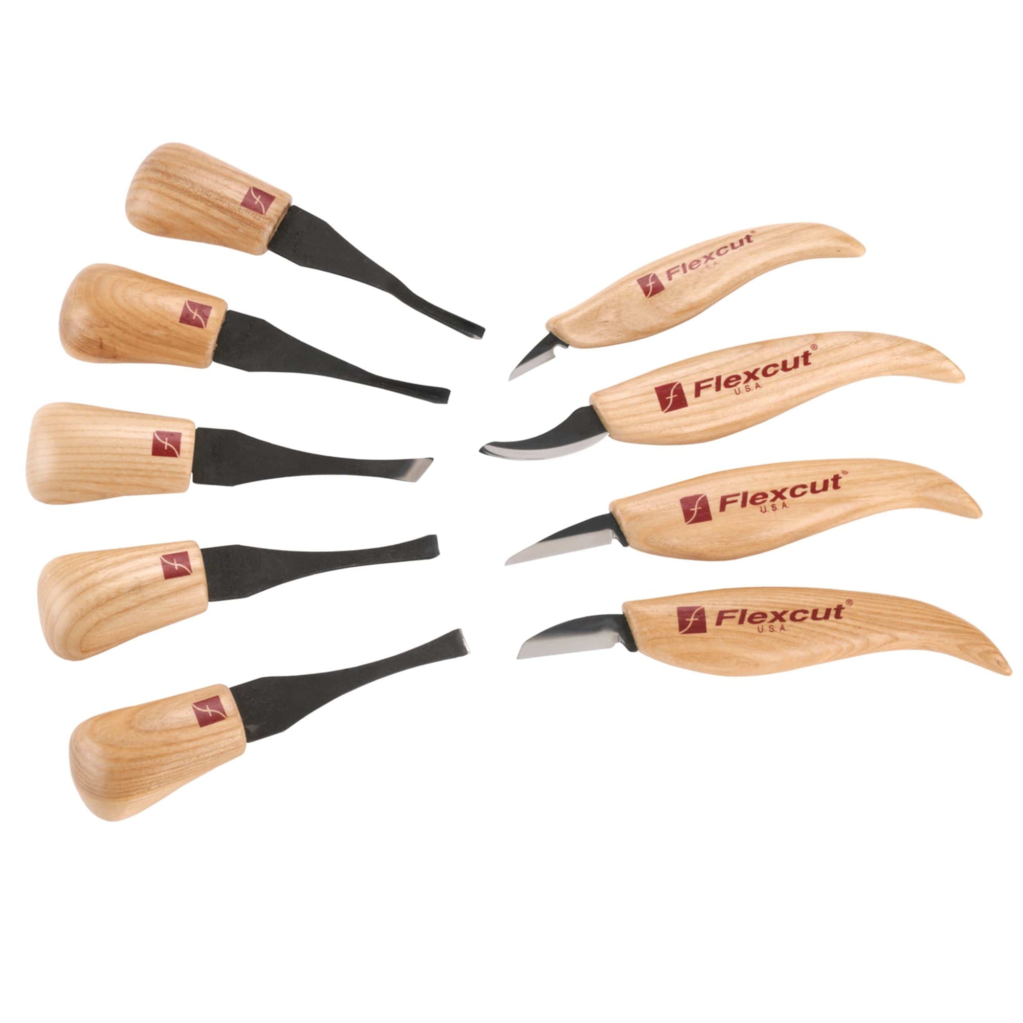 Deluxe Palm and Knife Set - 9 Piece alt 0